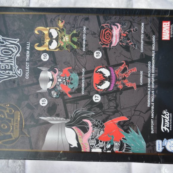 Funko Pop Pin Marvel Venom Venomized Thor #15 Enamel Pin Brand New - Picture 3 of 6